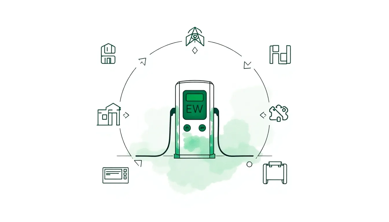 7 avantages bornes de recharge electrique en entreprise